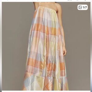 Pilcro Multicolor Striped Maxi Dress